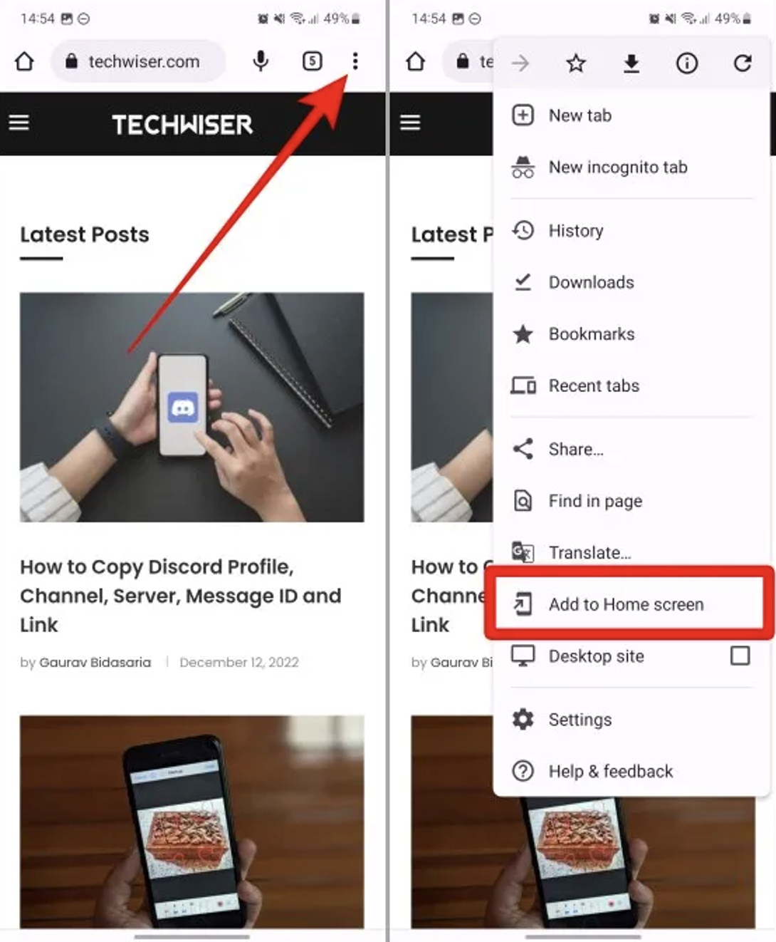 Instalación en iOS
